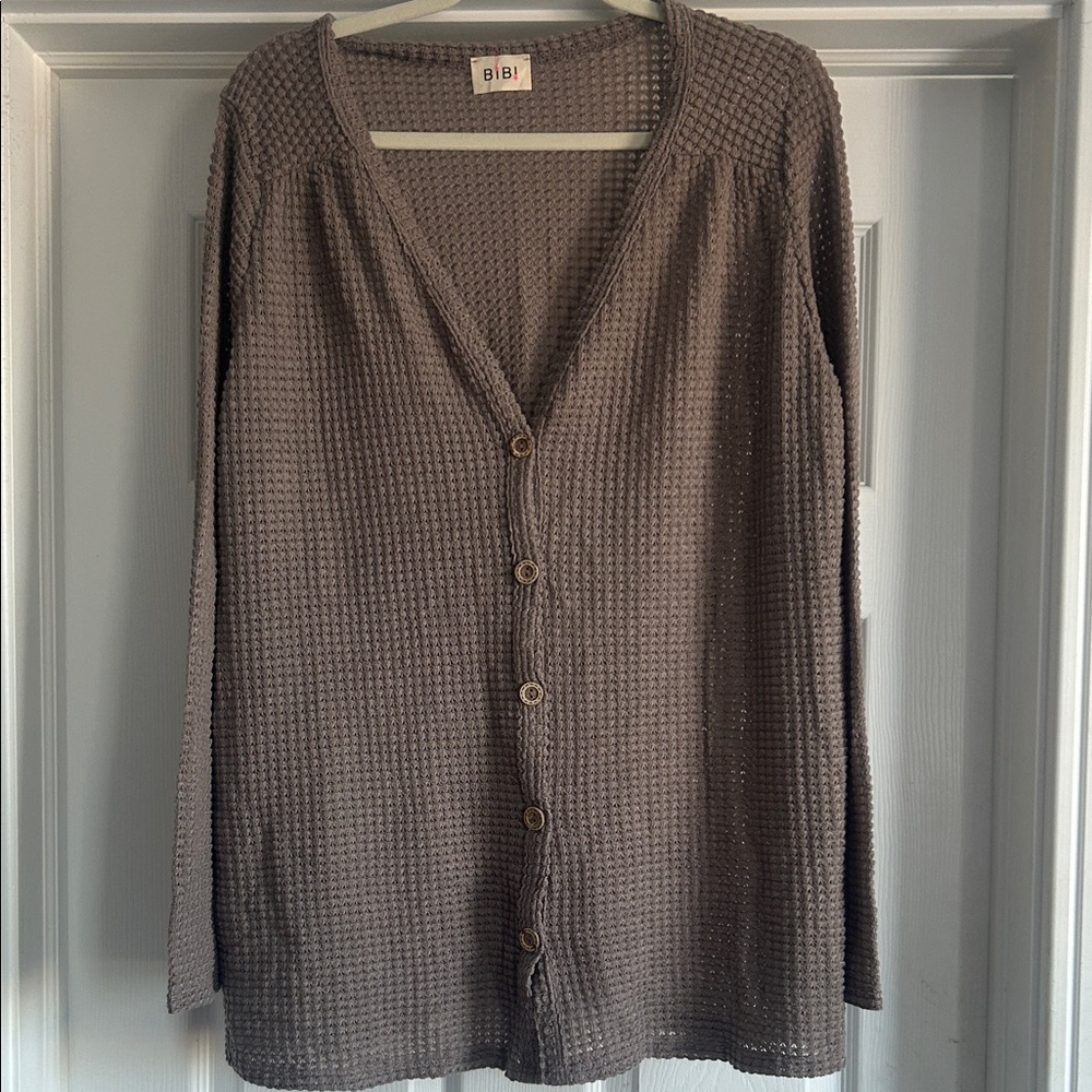 Bibi Women's Brown Cardigan top